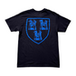 High Rollers - Coat of Arms Tee - Black/Dark Blue