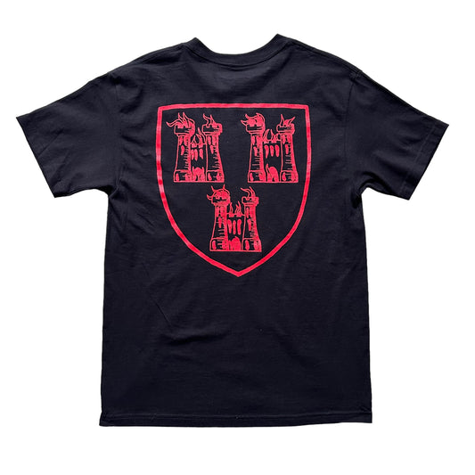 High Rollers - Coat of Arms Tee - Black/Cardinal