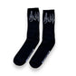 High Rollers - Gang Sign Socks - Black