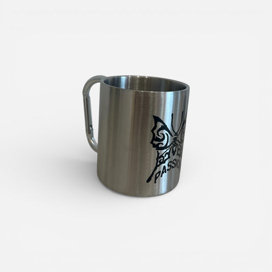 Passion - Butterfly Carabina Mug - Silver