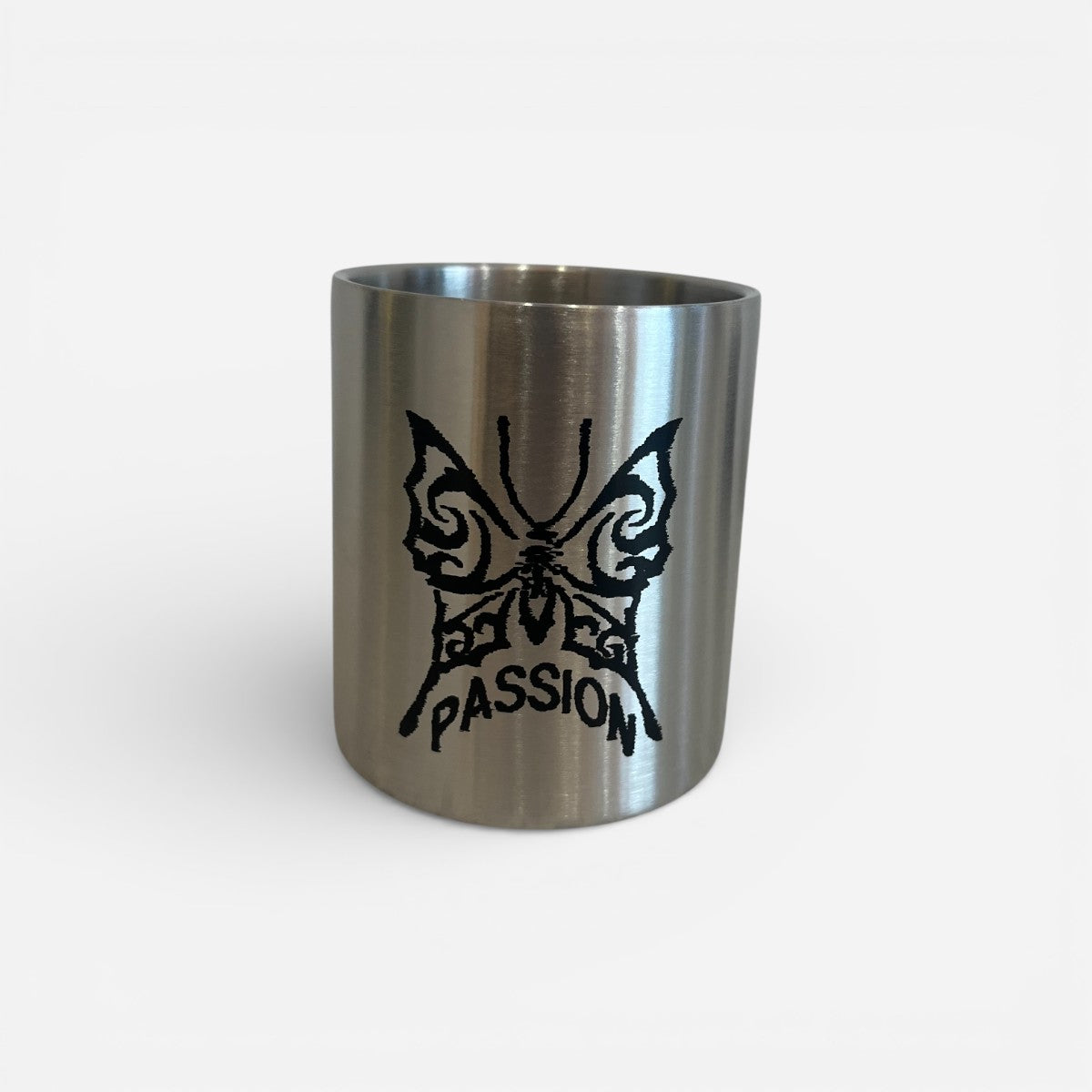 Passion - Butterfly Carabina Mug - Silver