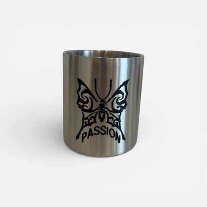 Passion - Butterfly Carabina Mug - Silver