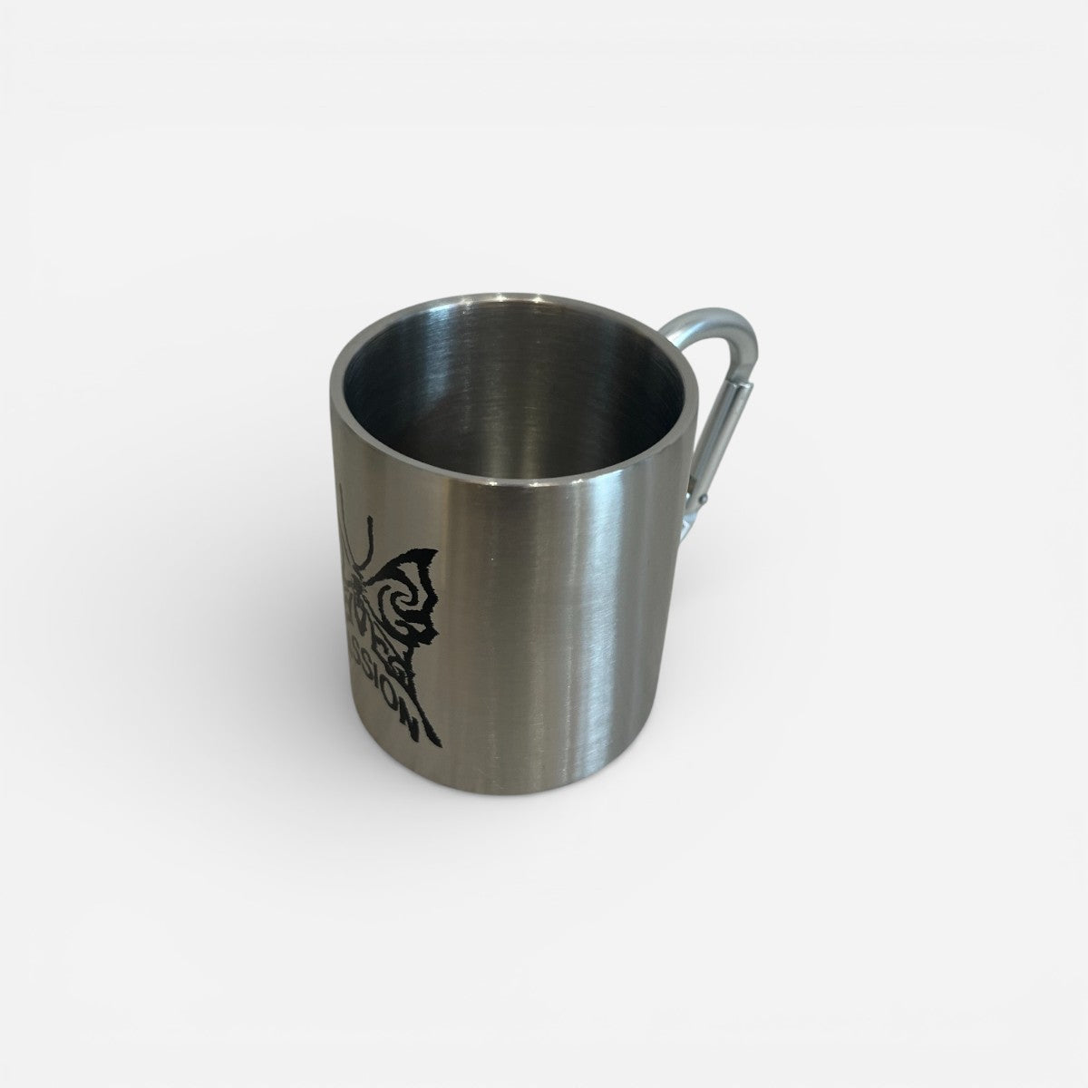 Passion - Butterfly Carabina Mug - Silver