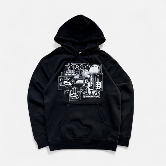 Stunt 365 - Patchwork Hoodie - Black