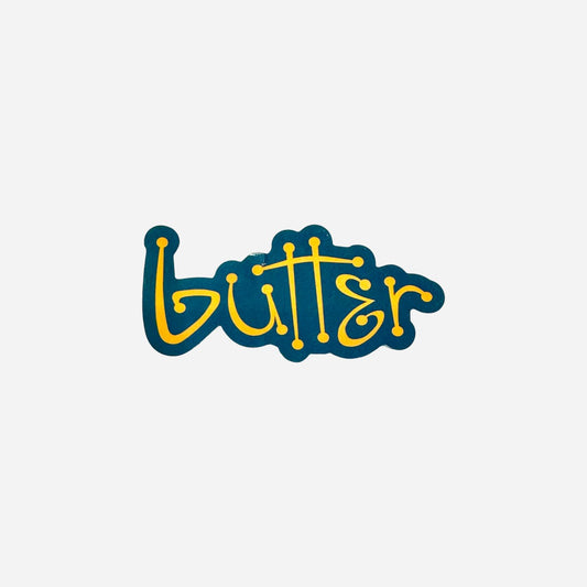 Butter Goods - Connection Sticker - Yellow