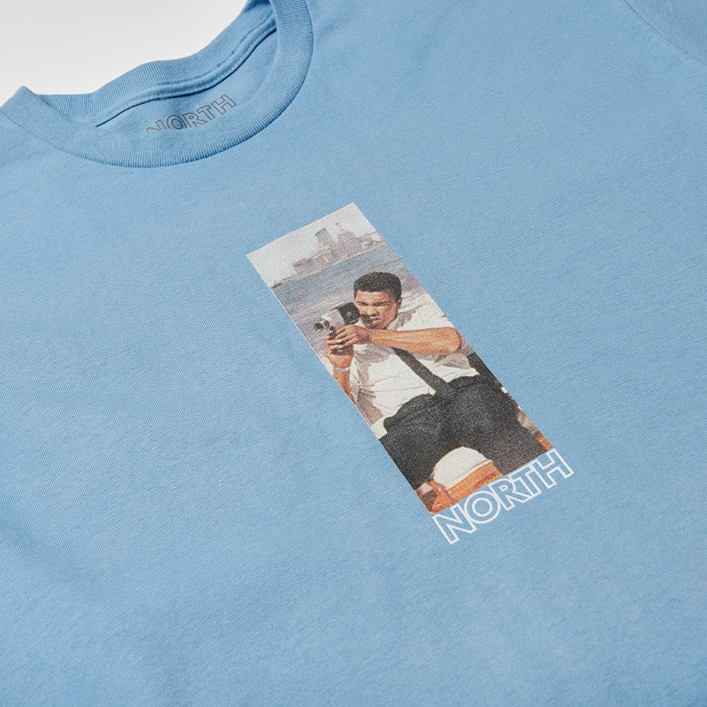 North - Ali Super 8mm Tee - Slate Blue