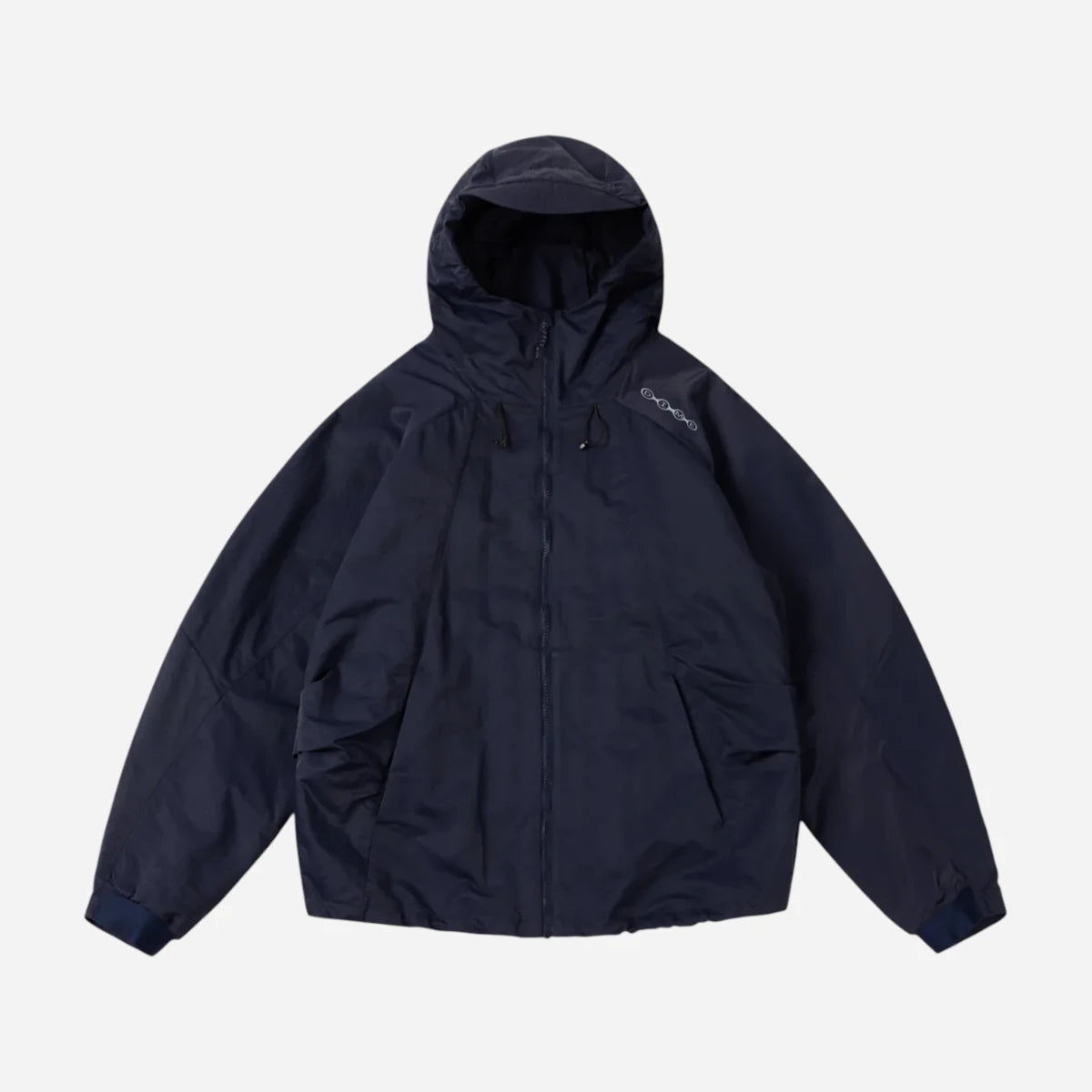 Dime - Crinkled Tech Windbreaker - Dark Navy