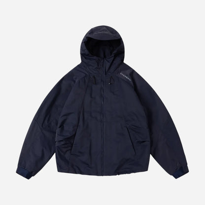 Dime - Crinkled Tech Windbreaker - Dark Navy