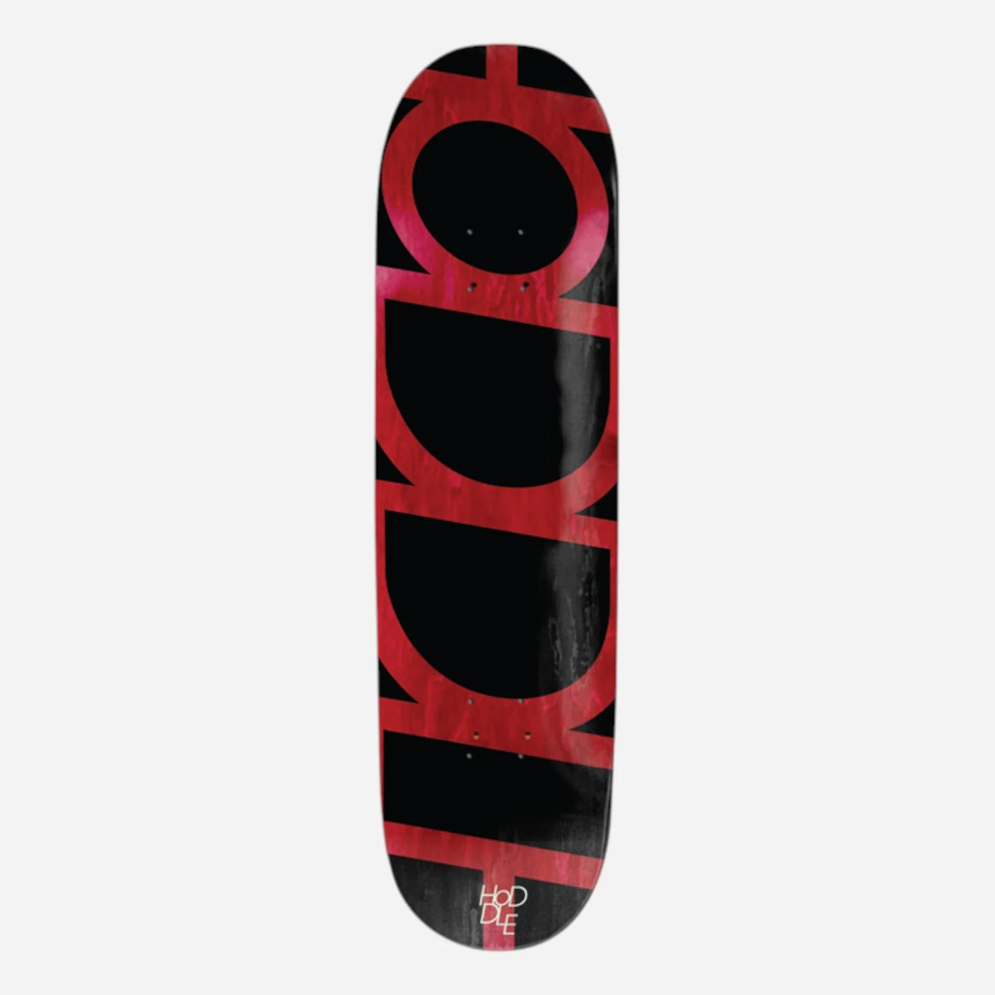 Hoddle - Logo Black/Red Deck - 8.375"