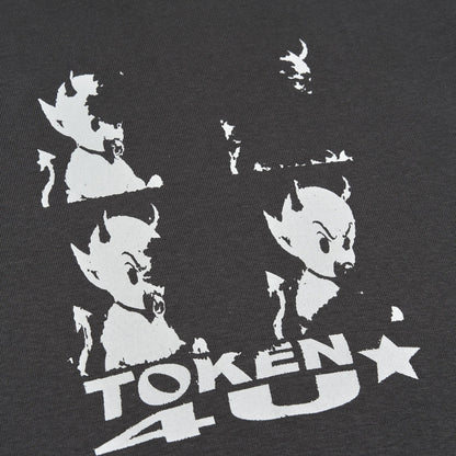 Token - Layback Unisex Ringer Tee - Black