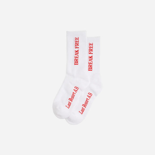 Last Resort AB - Break Free Socks - White (3 Pack)