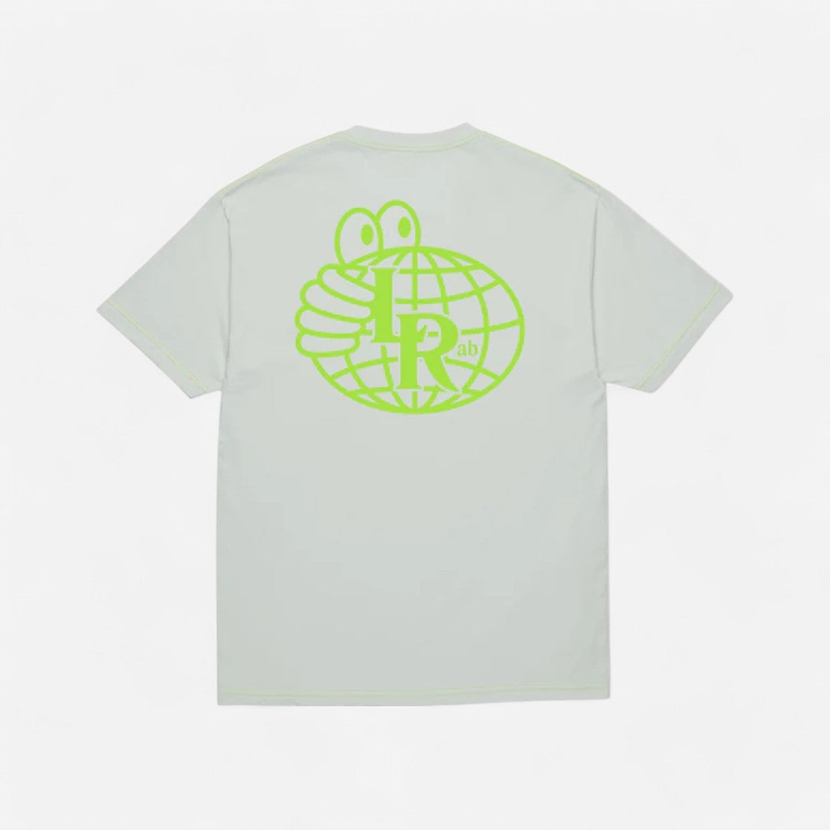 Last Resort AB - Atlas Monogram Tee - Green Tint/Neon