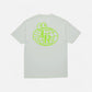 Last Resort AB - Atlas Monogram Tee - Green Tint/Neon