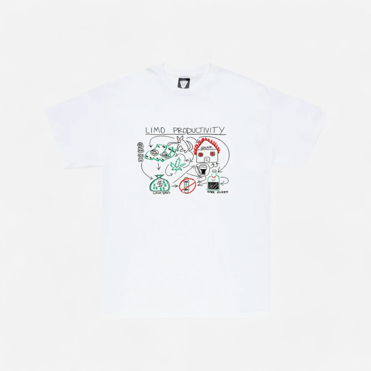 Limosine - Productivity Tee - White