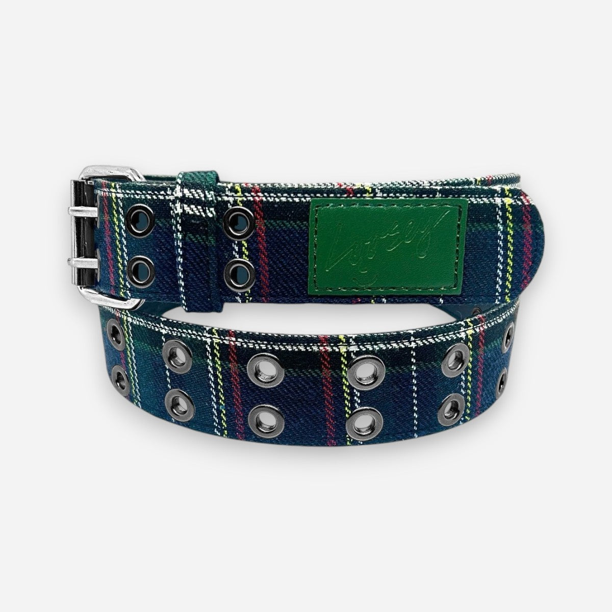 Loosey - Grommet Plaid Belt