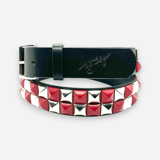 Loosey - Red Checkered Stud Finder Belt