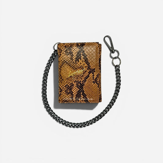 Loosey - Snake Skin Chain Gang Wallet - Brown