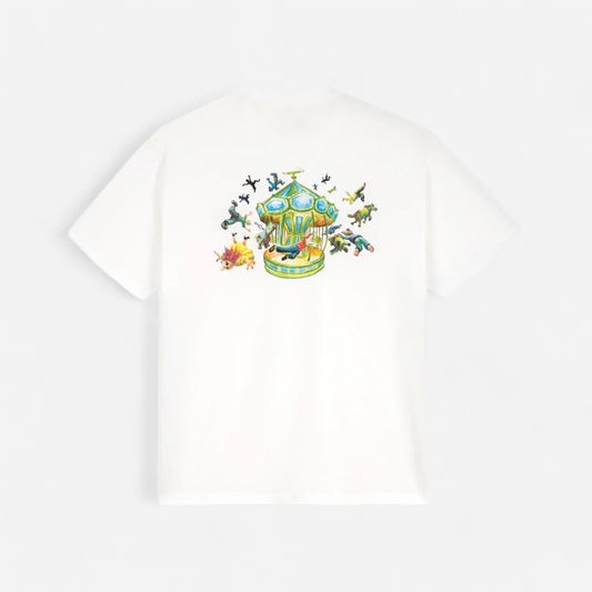 Lurpiv - Carousel Tee - White