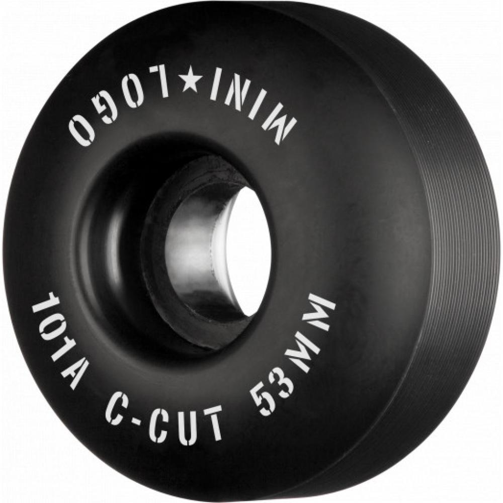 Mini-Logo - C-Cut Wheels - 53mm 101a Black