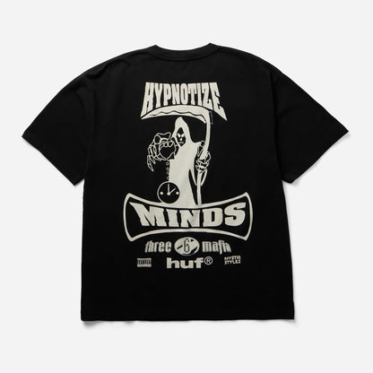 HUF - Three 6 Mafia Most Known Unknown Tee - Washed Black