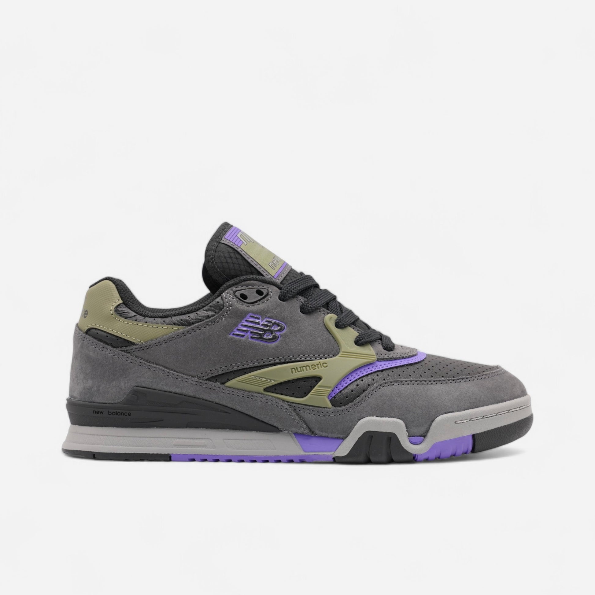 New Balance Numeric 770 Shoes Grey/Black/Purple – High Rollers