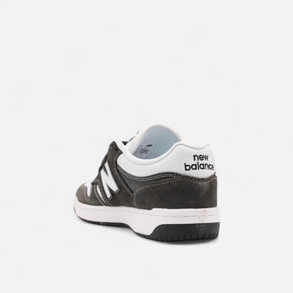 New Balance Numeric - 480 Shoes - Black Cement/White