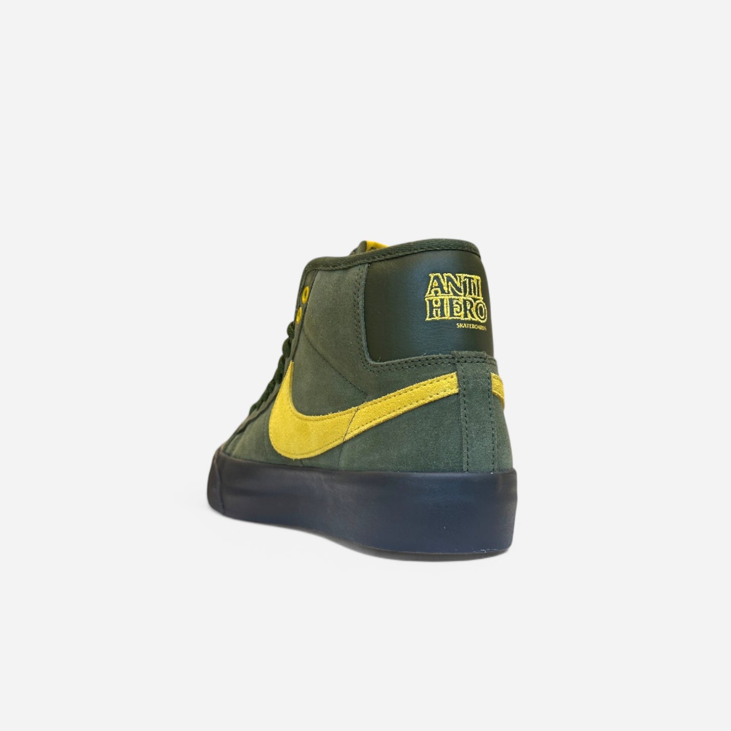 Nike SB - GT Blazer Mid Anti-Hero Shoes - Rough Green/Amarillo/Rough Green