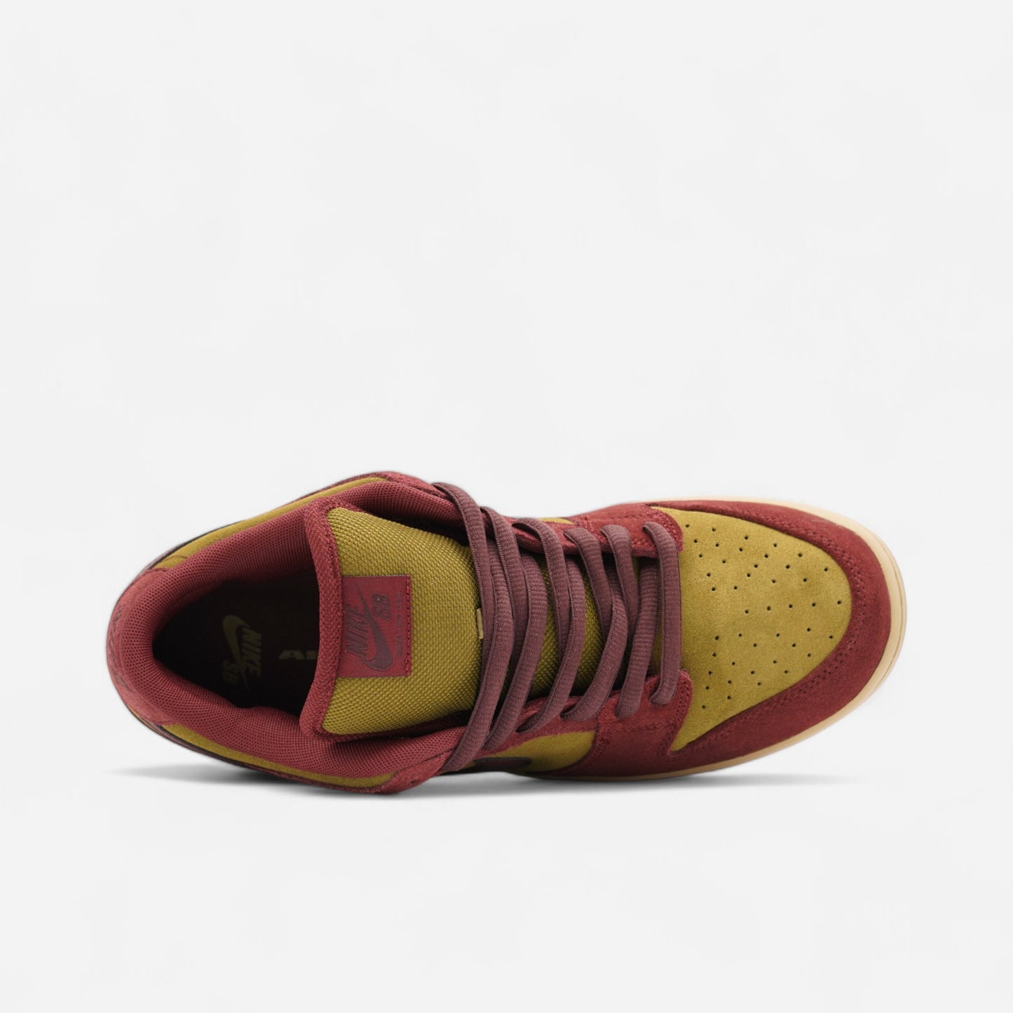 Nike SB - Dunk Low Pro Shoes - Dark Team Red/Burgundy Crush/Olive Flak
