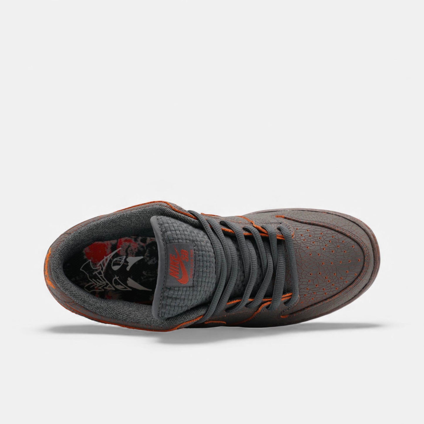 Nike SB - Dunk Low Pro “Krampus” Shoes - Dark Smoke Grey/Campfire Orange/Black