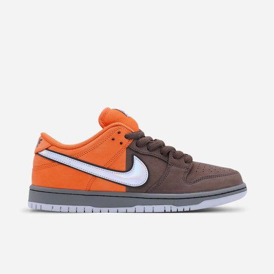Nike SB - Dunk Low Pro “Muni Fast Pass” Shoes - Safety Orange/Wolf Grey Baroque Brown