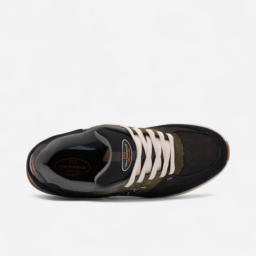 New Balance Numeric - Andrew Reynolds 933 Shoes - Black/Olive