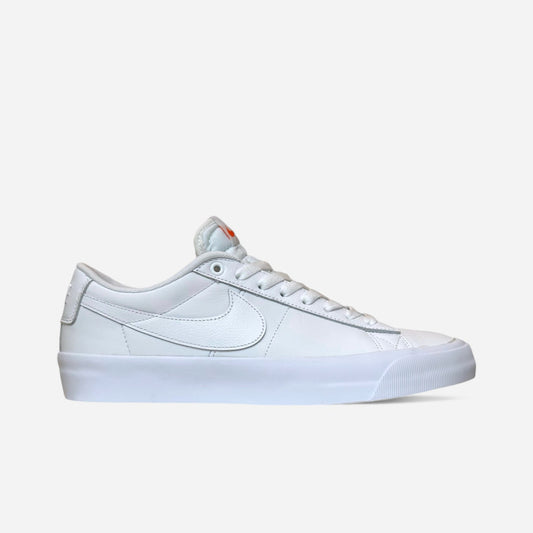 Nike SB - GT Blazer Orange Label Shoes - White/White/White