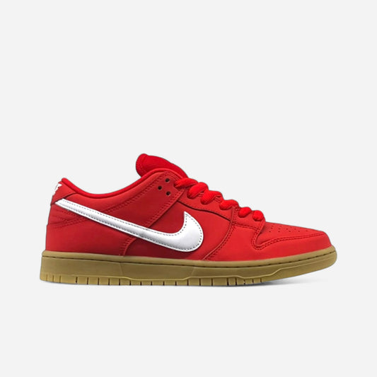 Nike SB - Dunk Low Orange Label Shoes - Red/White/Gum