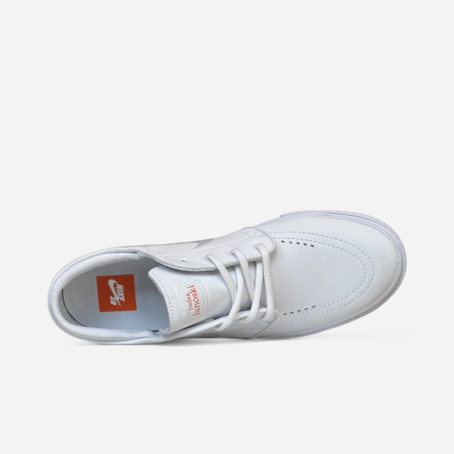 Nike SB - Zoom Janoski Orange Label Shoes - White/White/White