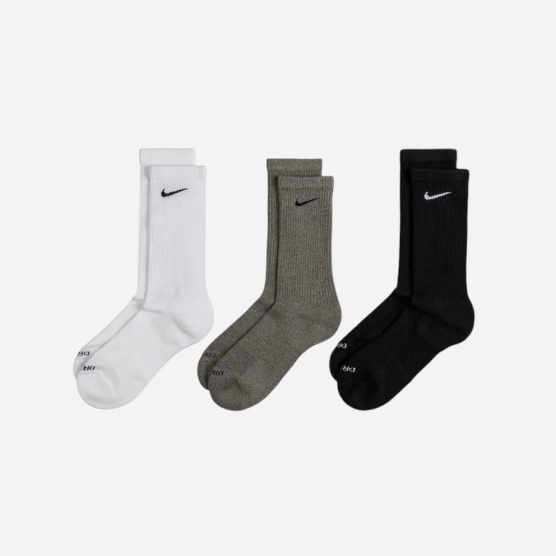 Nike - Everyday Plus 6 pack Socks - White/Grey/Black