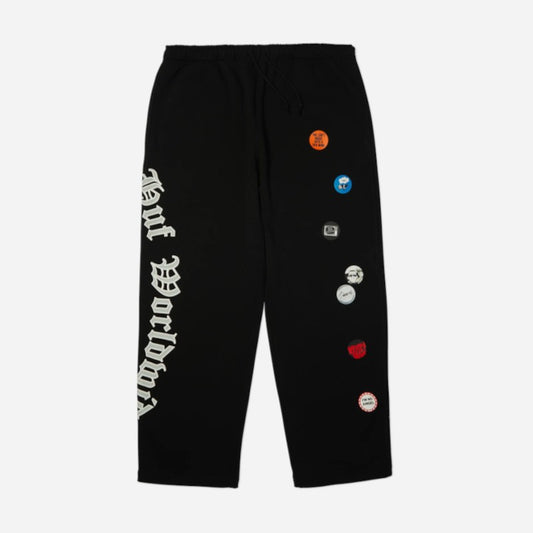 HUF - Olympia Open Hem Sweatpants - Black