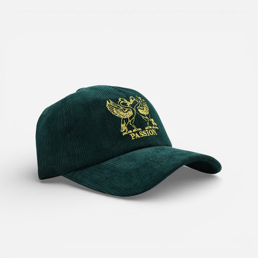 Passion - Birds Cord 6 Panel Cap - Green