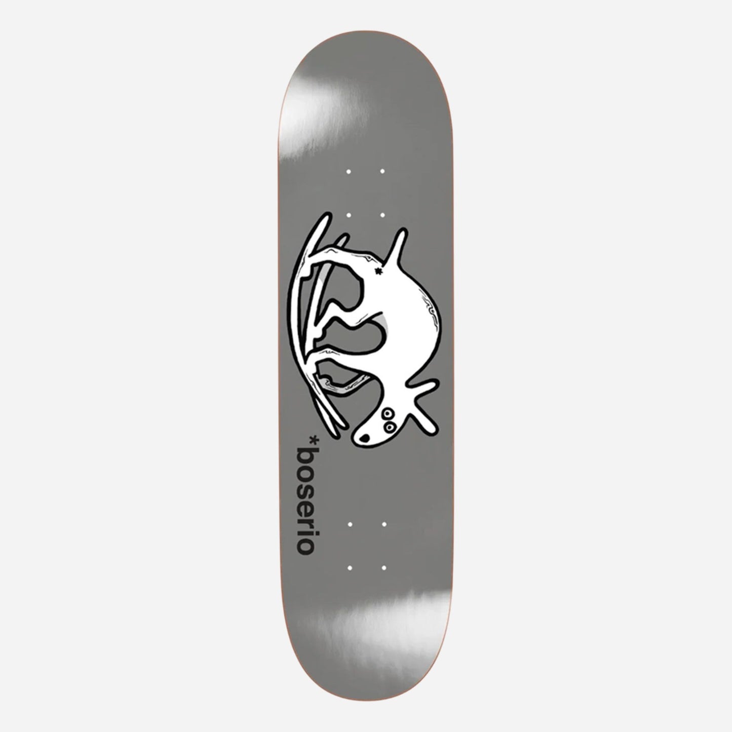 Polar - Nick Boserio Useless Wooden Dog Grey Deck - 8.25"