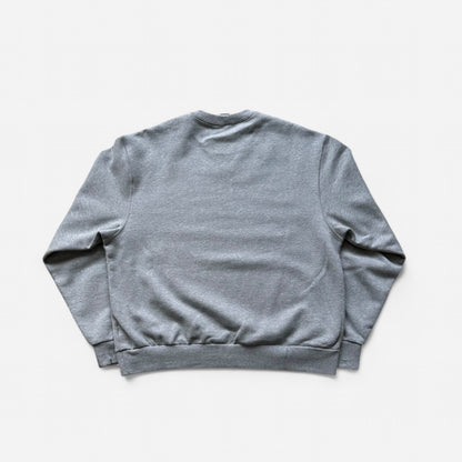 Nike SB - Essential Logo Crewneck Sweatshirt - Dark Grey Heather/White