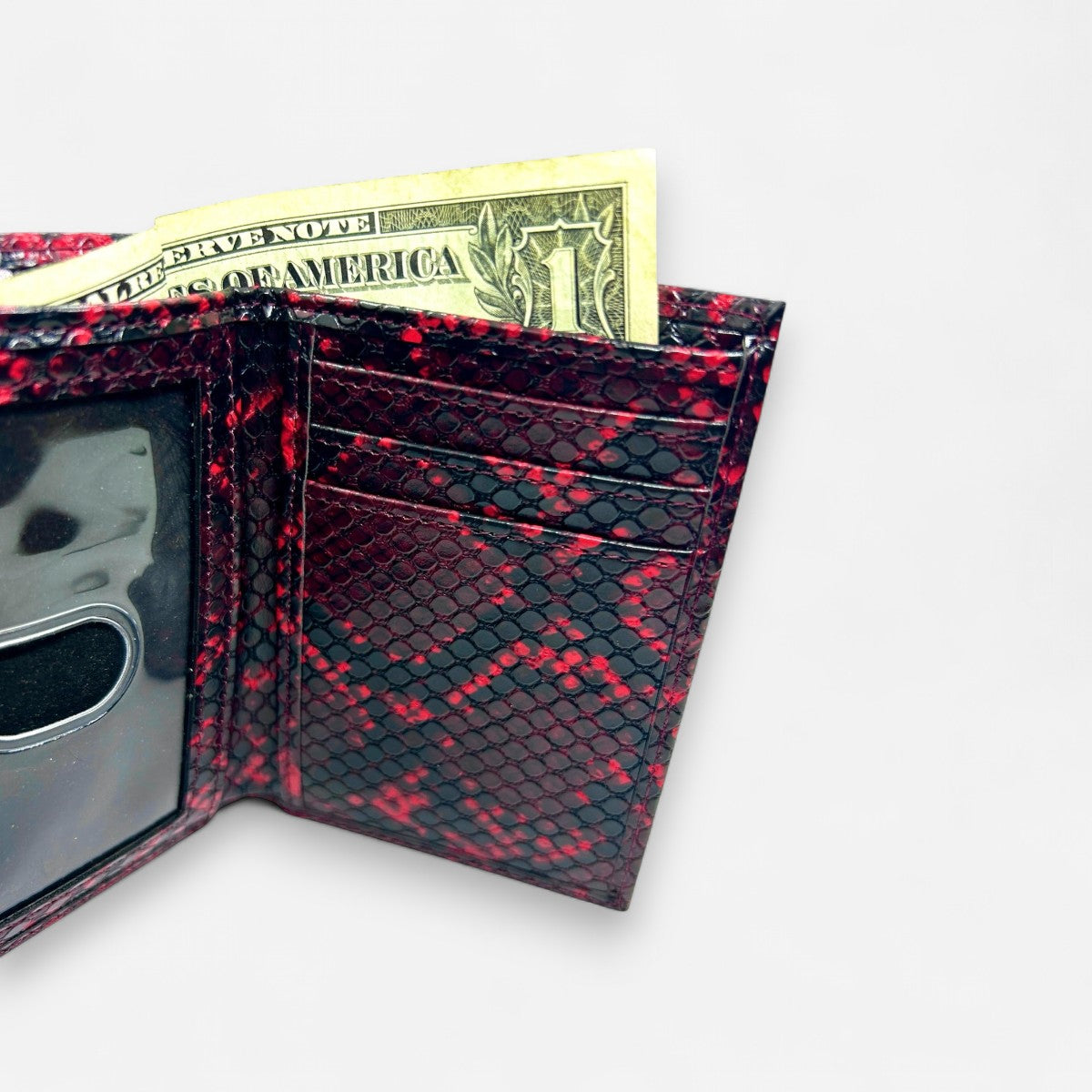 Loosey - Red Snake Skin Wallet
