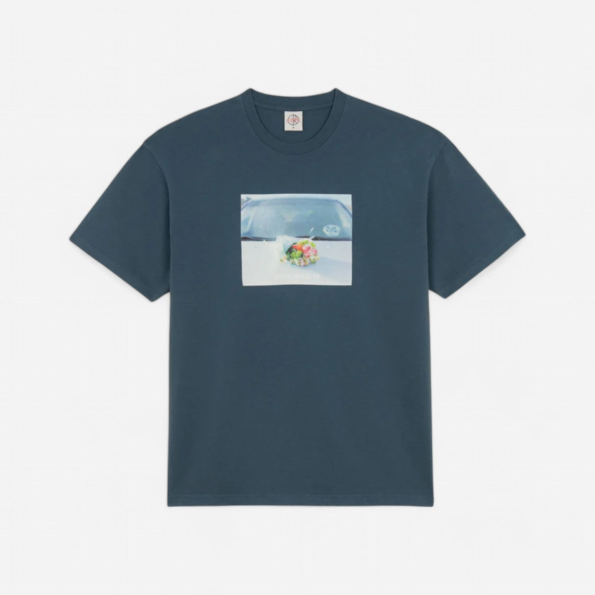 Polar - Dead Flowers Tee - Grey Blue