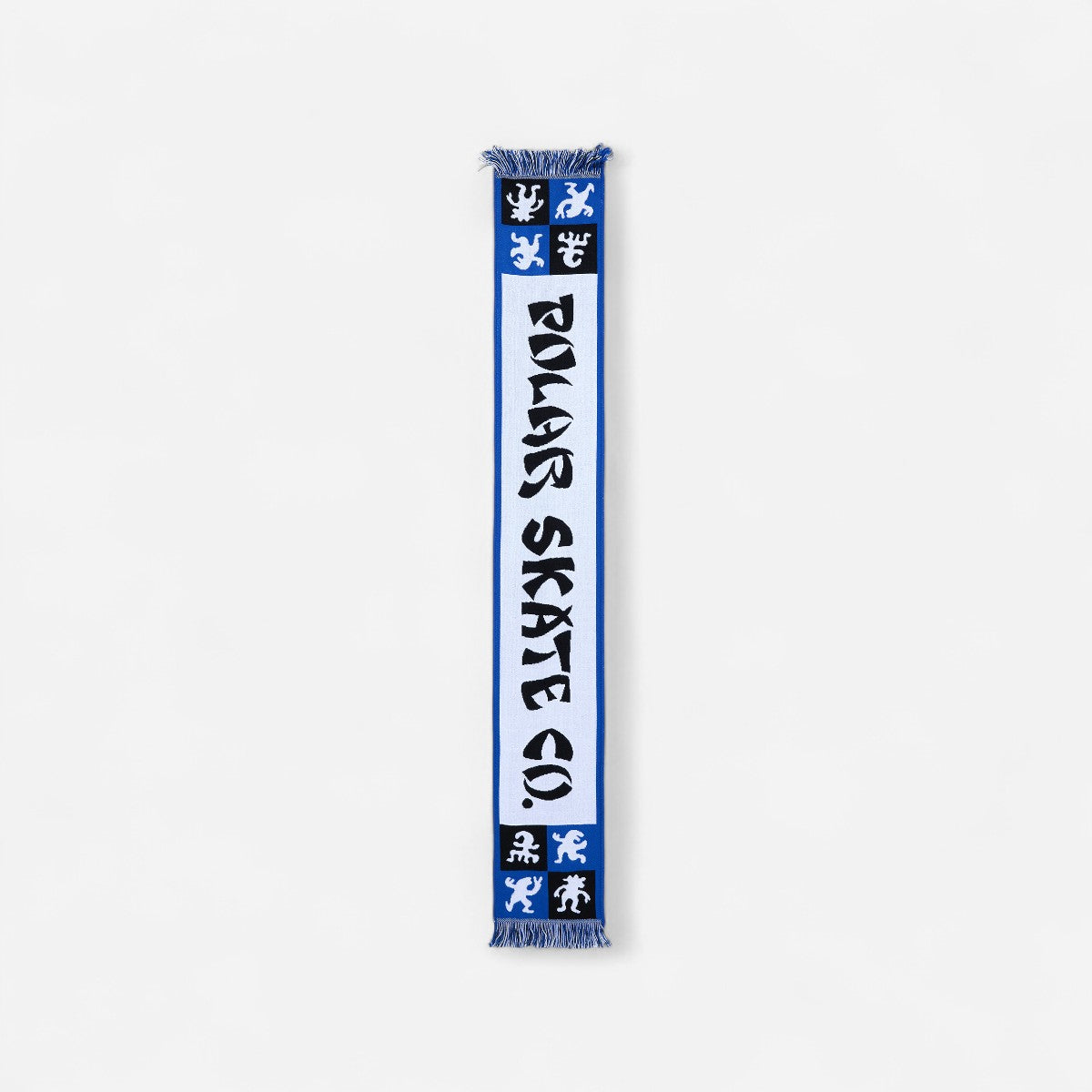 Polar - Football Scarf - Checkers Blue