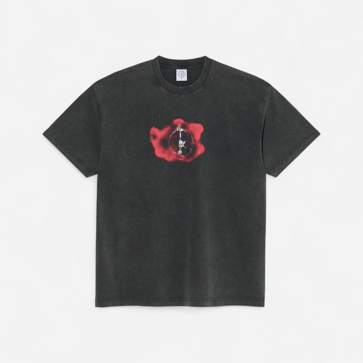 Polar - Metal Logo Tee - Silver Black