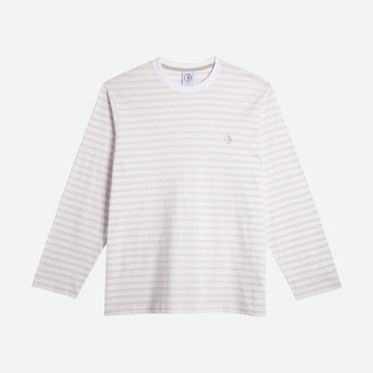 Polar - Steve Longsleeve Tee - White/Taupe