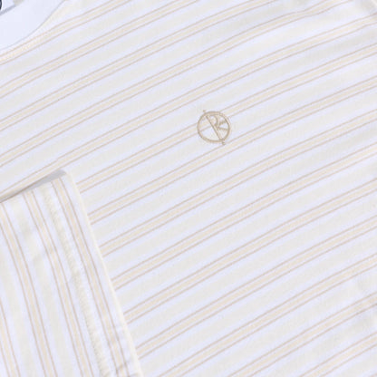 Polar - Steve Longsleeve Tee - White/Taupe