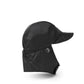 Polar - Luke Ripstop Flap Cap - Black