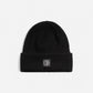 Polar - Double Fold Merino Beanie - Black