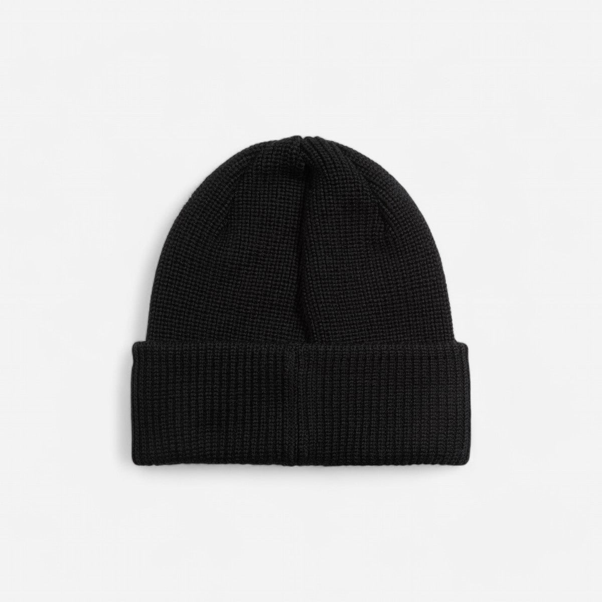 Polar - Double Fold Merino Beanie - Black