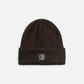 Polar - Double Fold Merino Beanie -Brown