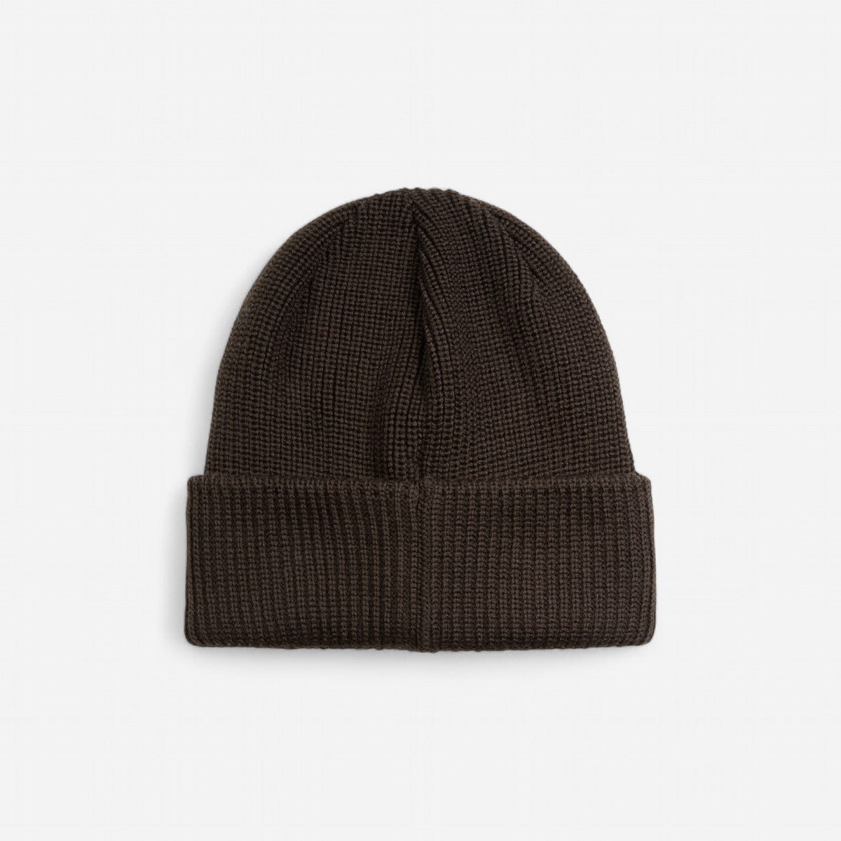 Polar - Double Fold Merino Beanie -Brown